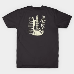 Guitar Player Back Print T-Shirt